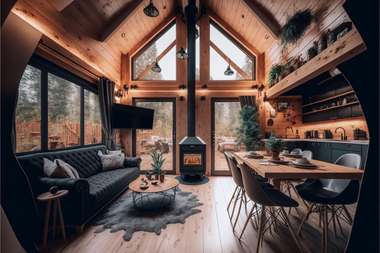 Cabin 風音の庵 Kazeno-an(静寂の森の庵)